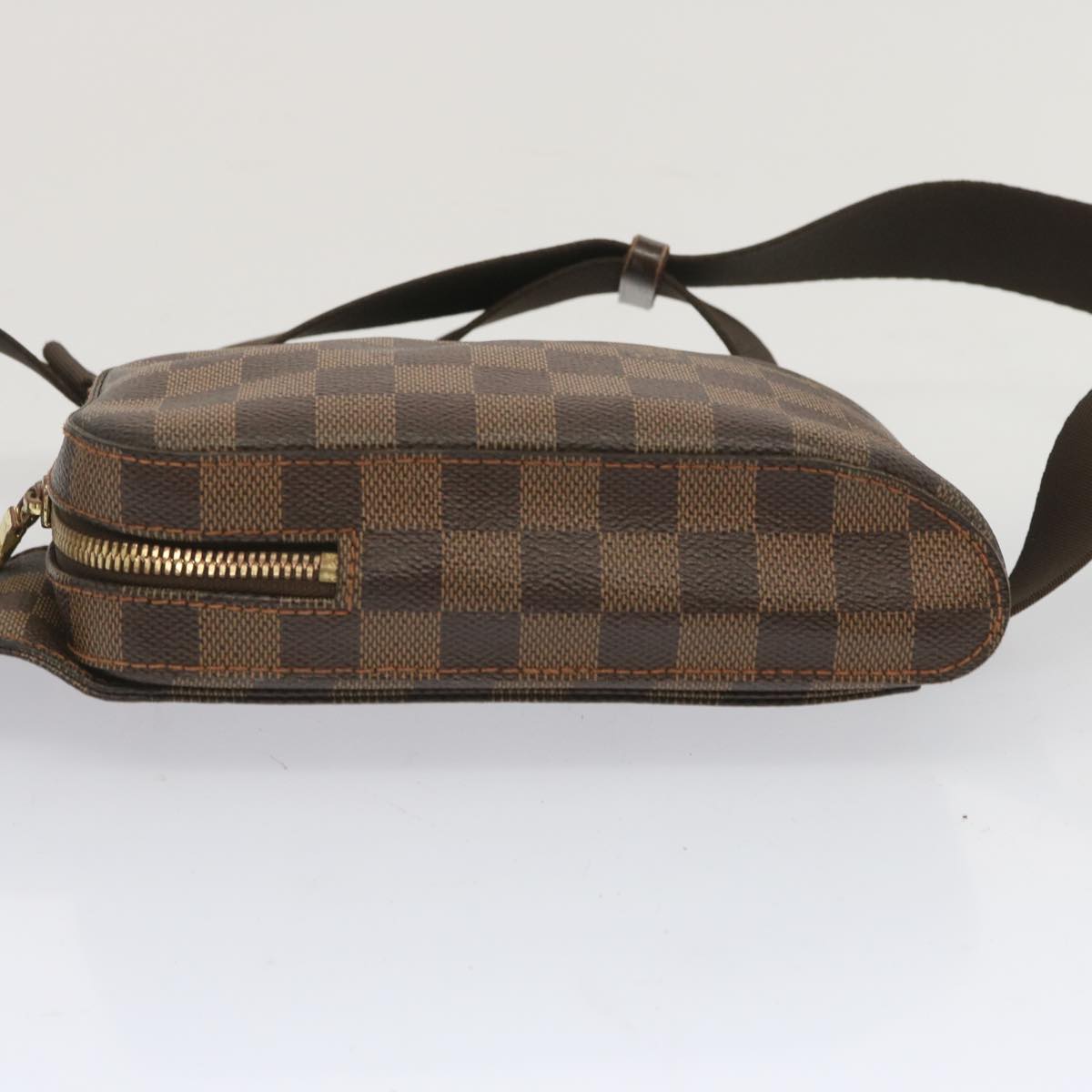 Louis Vuitton Geronimos Brown Canvas Shoulder Bag