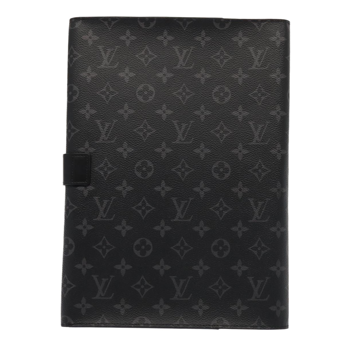 Louis Vuitton Porte Documents Grey Canvas Briefcase Bag