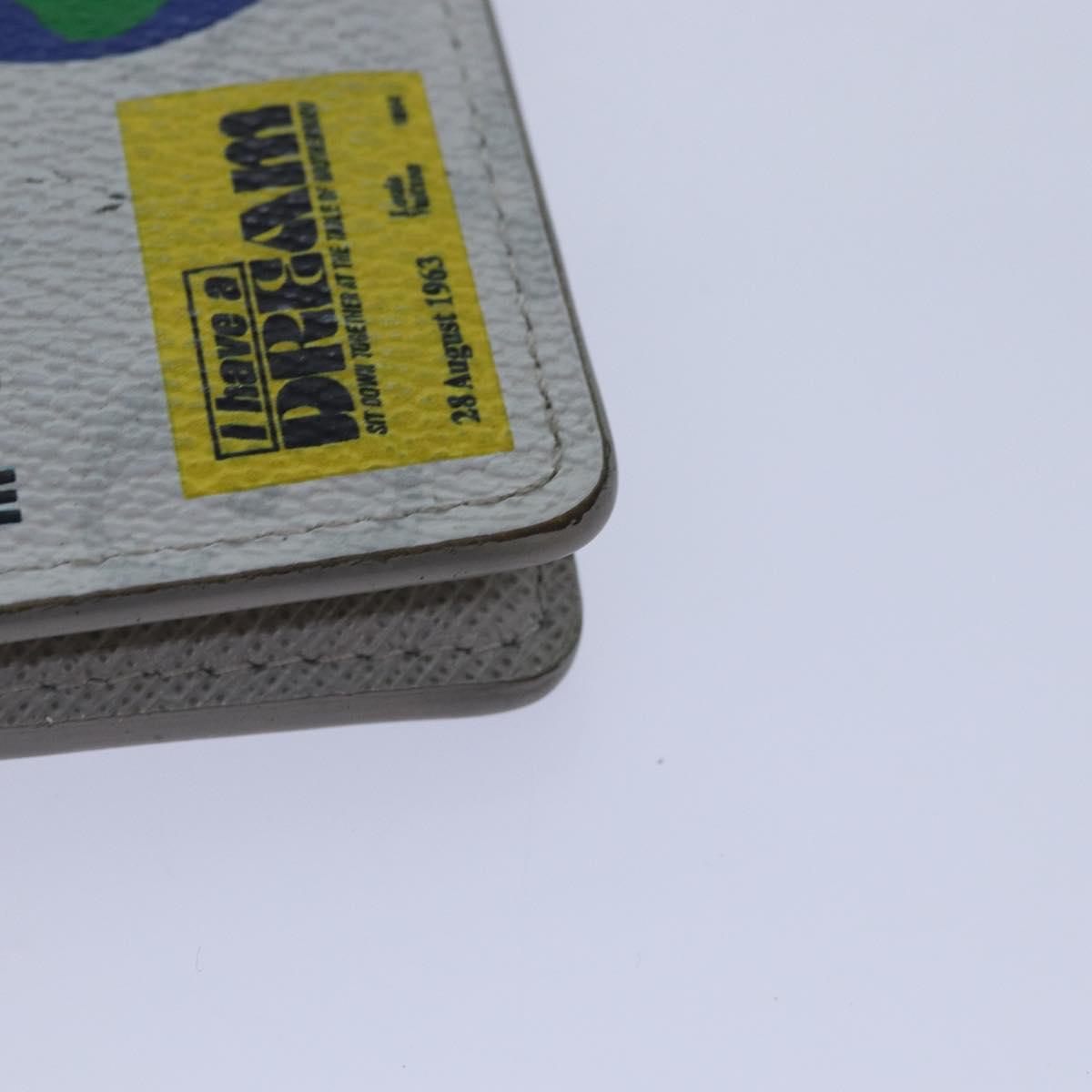 Louis Vuitton Portefeuille Multiple Grey Canvas Wallet