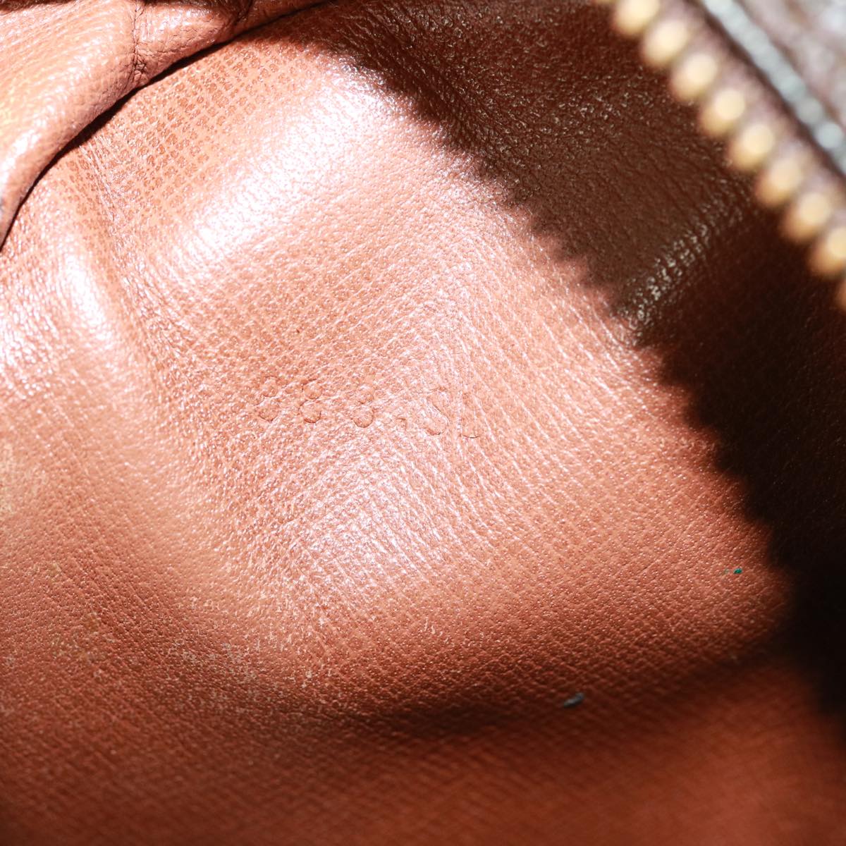 Louis Vuitton Compiegne 28 Brown Canvas Clutch Bag