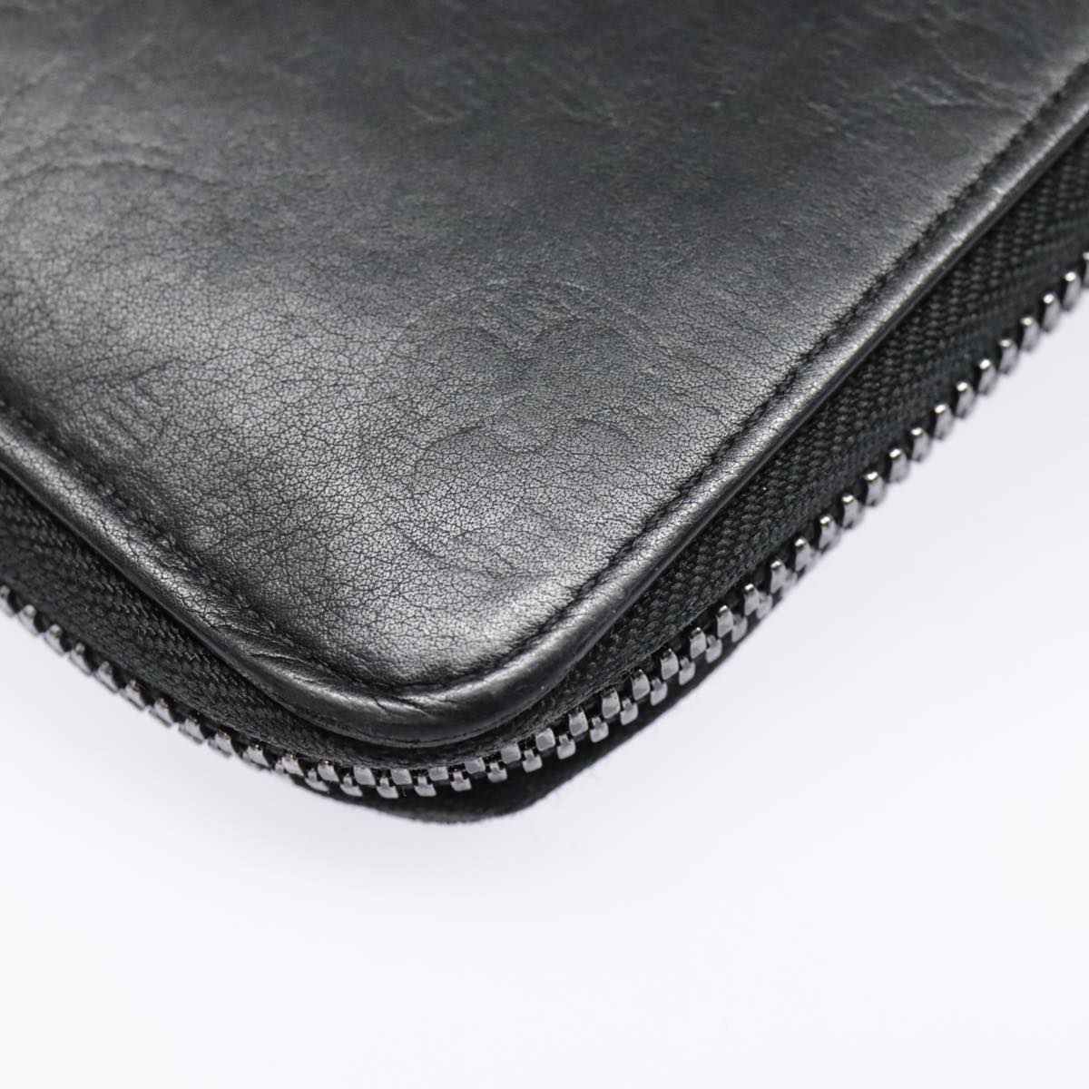 Louis Vuitton Zippy Wallet Vertical Black Leather Wallet
