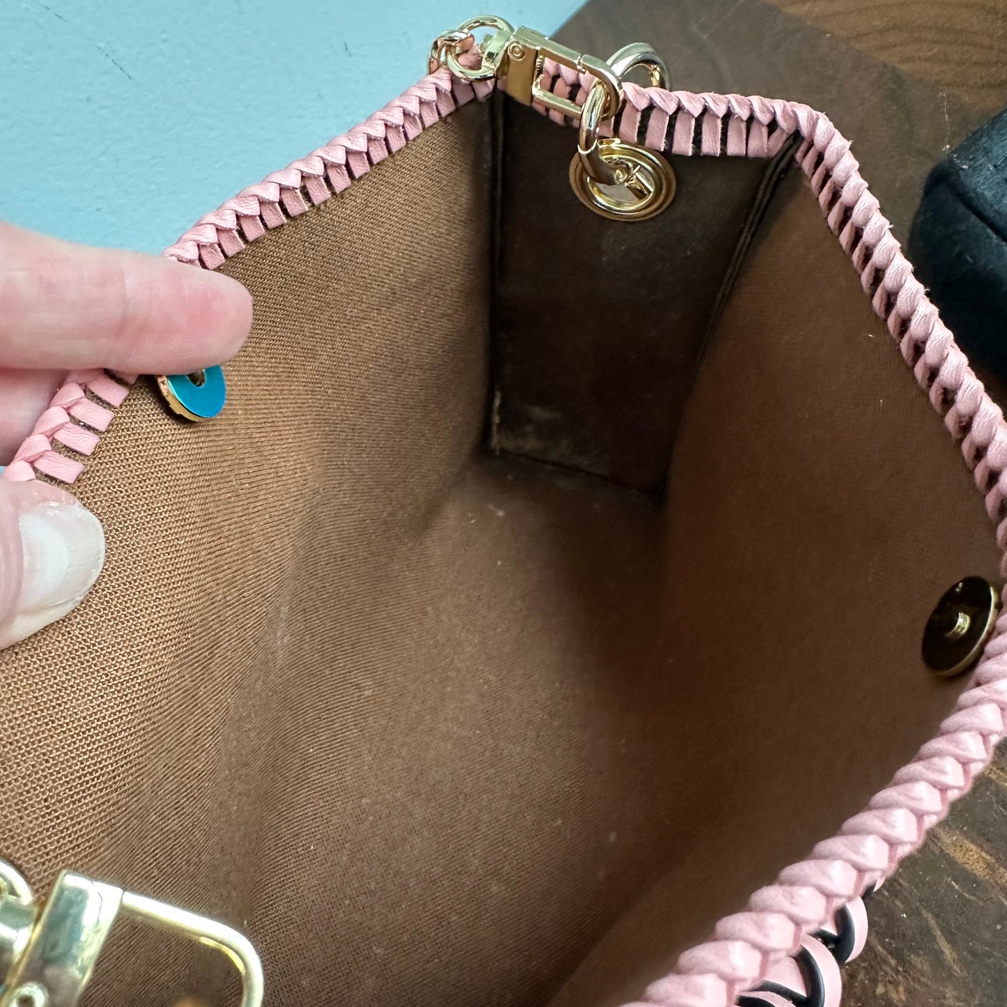 The Cygnet Crossbody Handbag -Orvis bags LV Monogram in Blush Pink