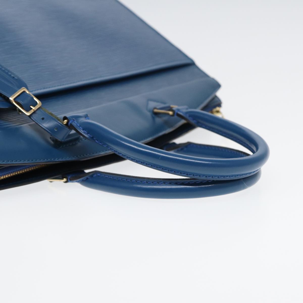Louis Vuitton Riviera Blue Leather Handbag