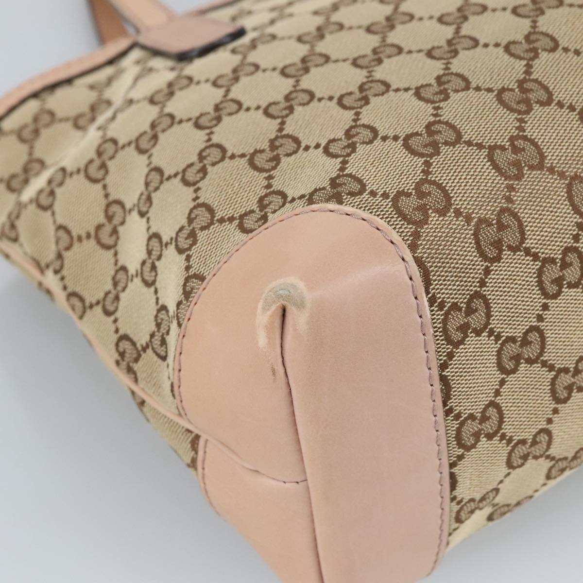 Gucci Gg Canvas Beige Canvas Tote Bag