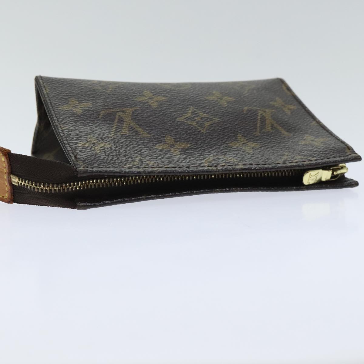Louis Vuitton Poche Toilette 15 Brown Canvas Clutch Bag