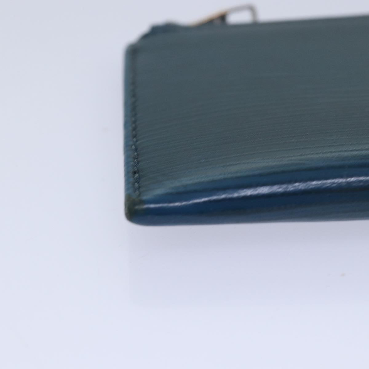Louis Vuitton Porte-Monnaie Blue Leather Wallet