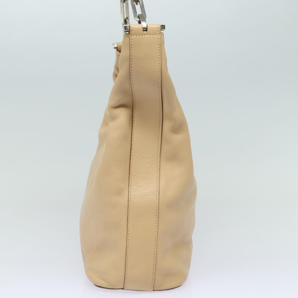 Gucci Jackie Beige Leather Shoulder Bag
