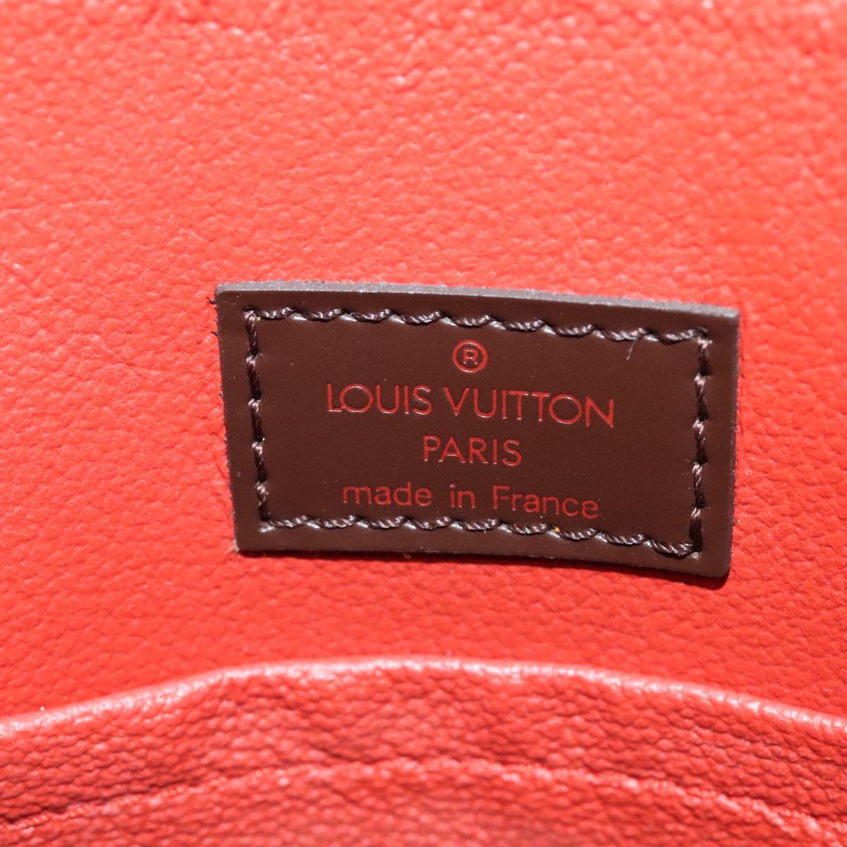 Louis Vuitton Sac Plat Brown Canvas Handbag