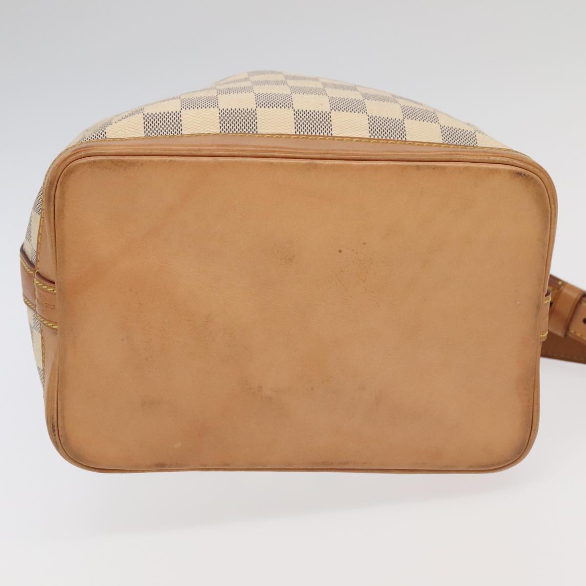 Louis Vuitton Noé Bb White Canvas Shoulder Bag