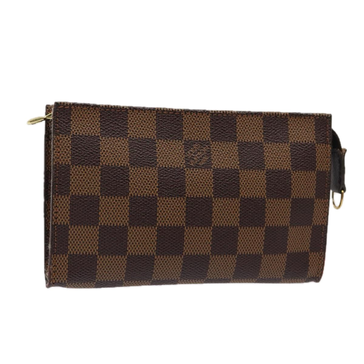 Louis Vuitton Trousse De Toilette Brown Canvas Clutch Bag