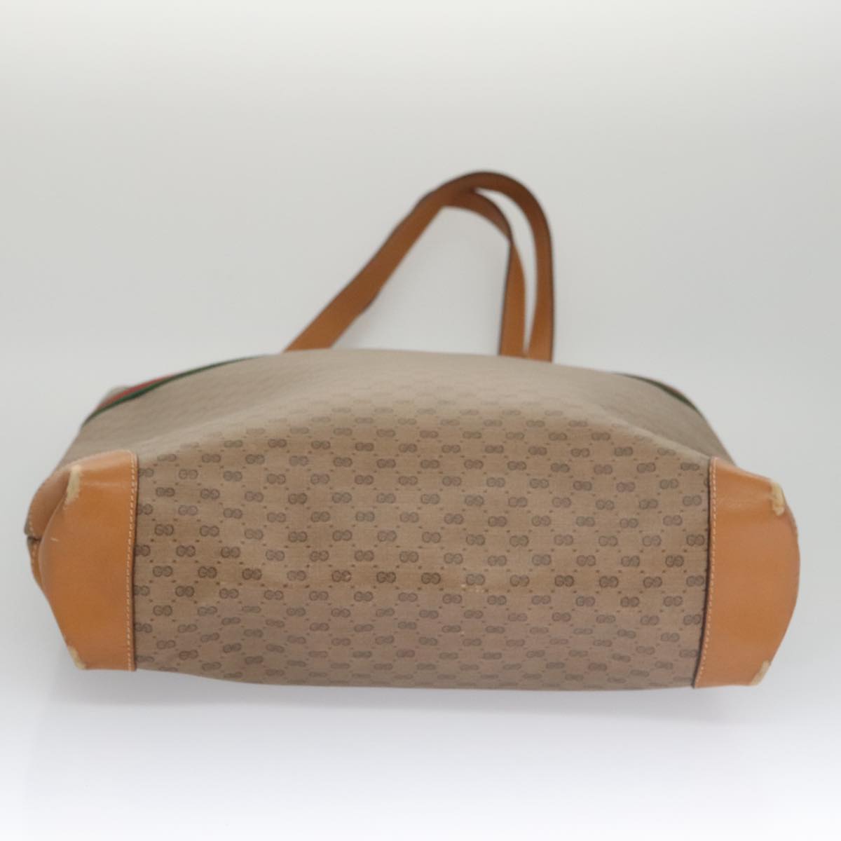 Gucci Sherry Beige Canvas Tote Bag