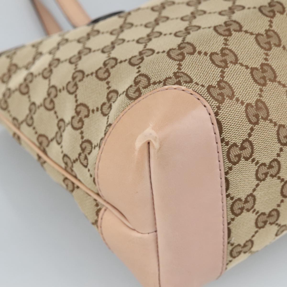 Gucci Gg Canvas Beige Canvas Tote Bag
