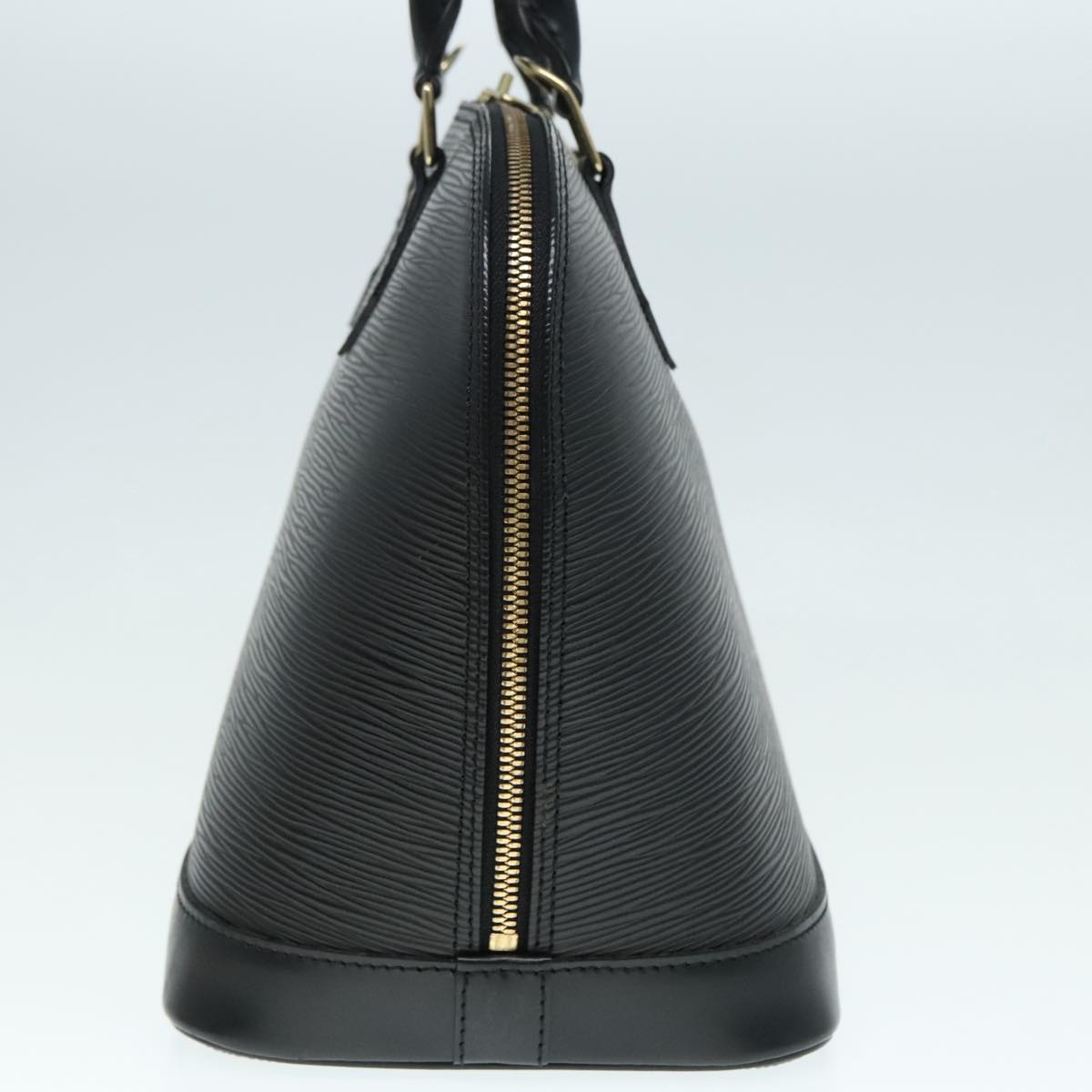 Louis Vuitton Alma Black Leather Handbag