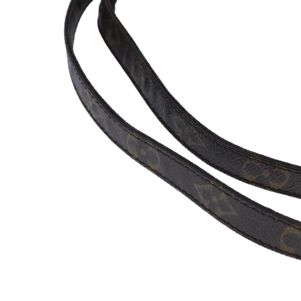 Louis Vuitton Shoulder Strap Brown Canvas Bag Jewelry