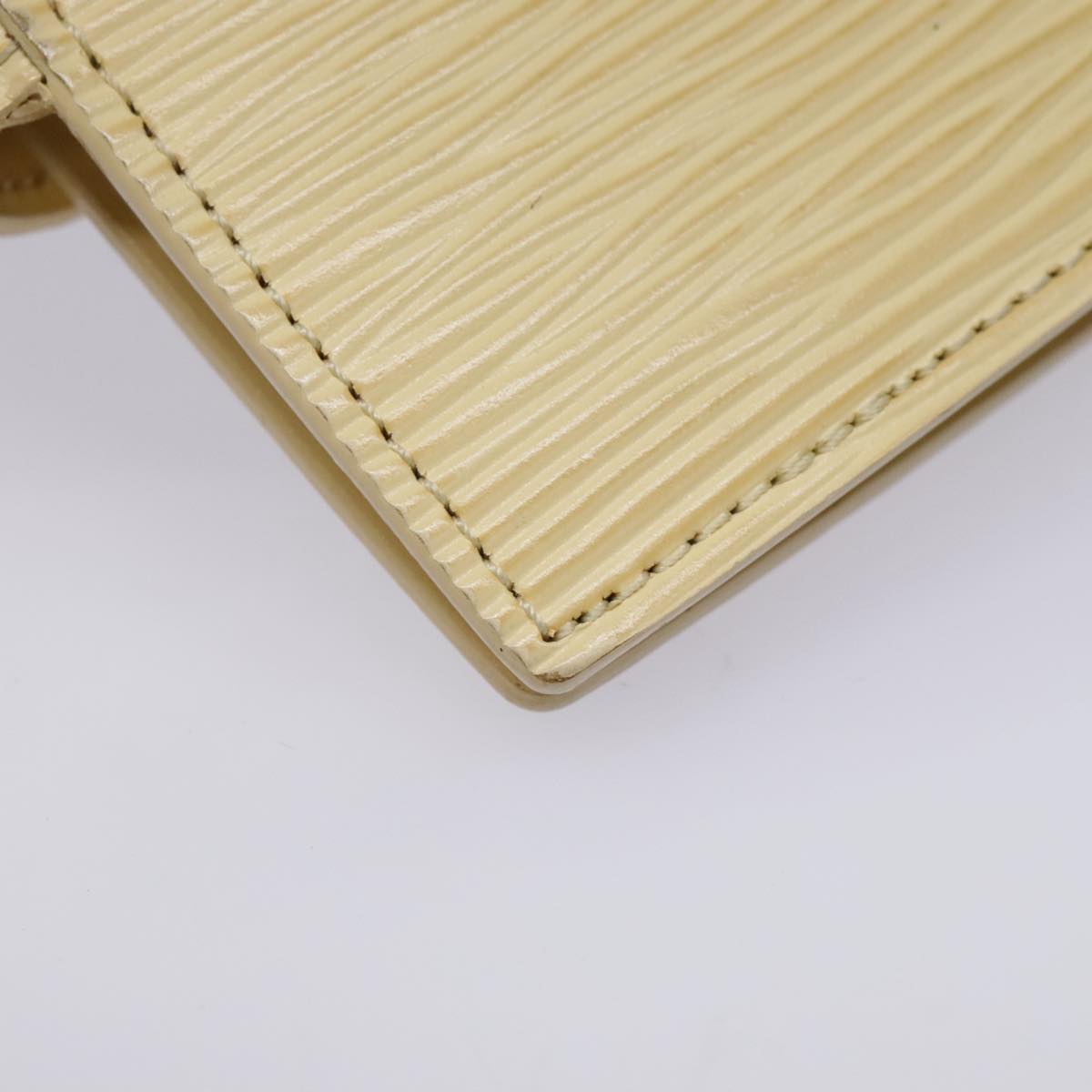 Louis Vuitton Agenda Cover Beige Leather Wallet