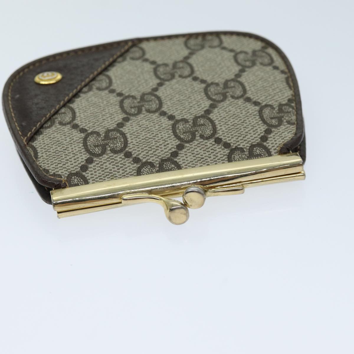 Gucci Gg Pattern Beige Canvas Wallet
