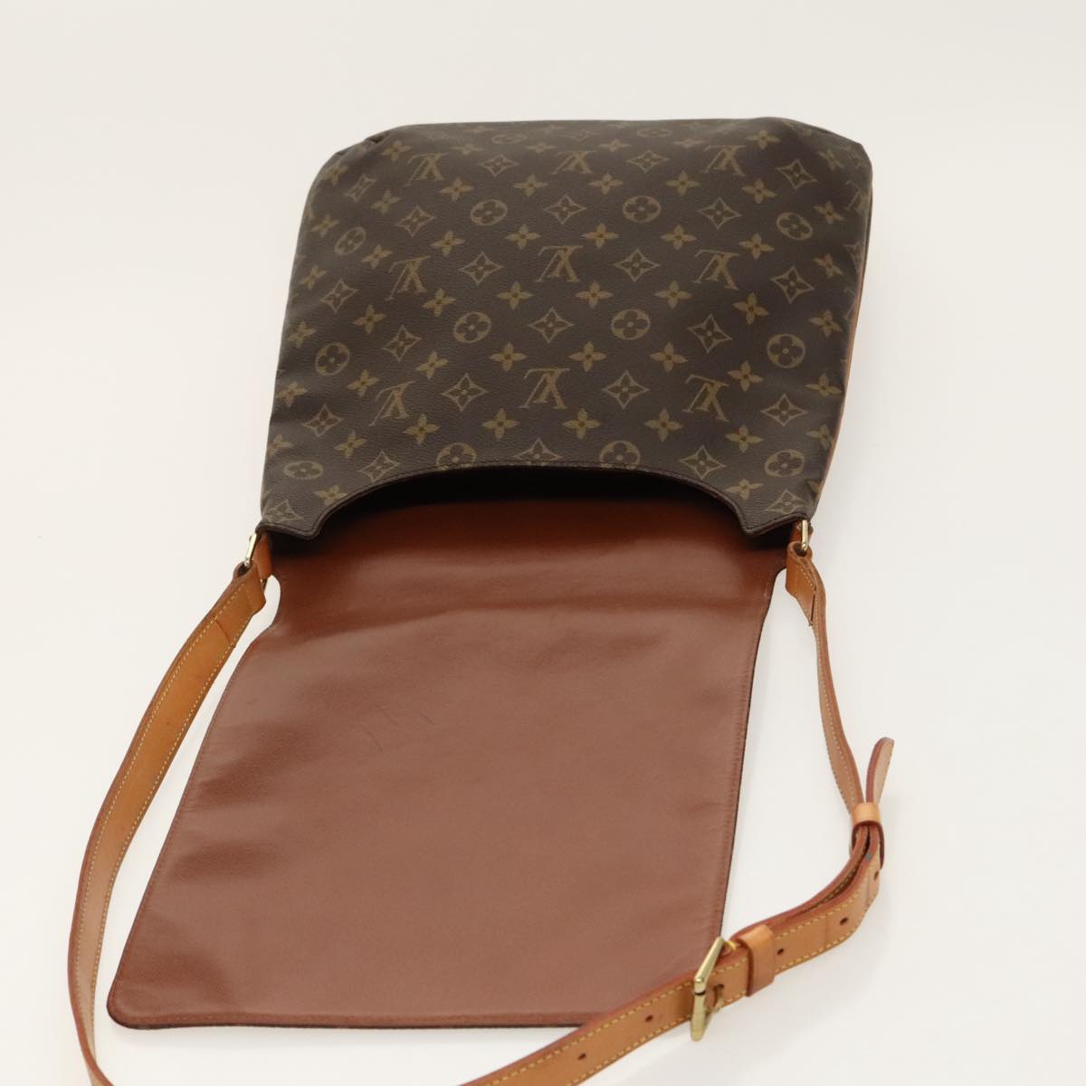 Louis Vuitton Musette Brown Canvas Shoulder Bag