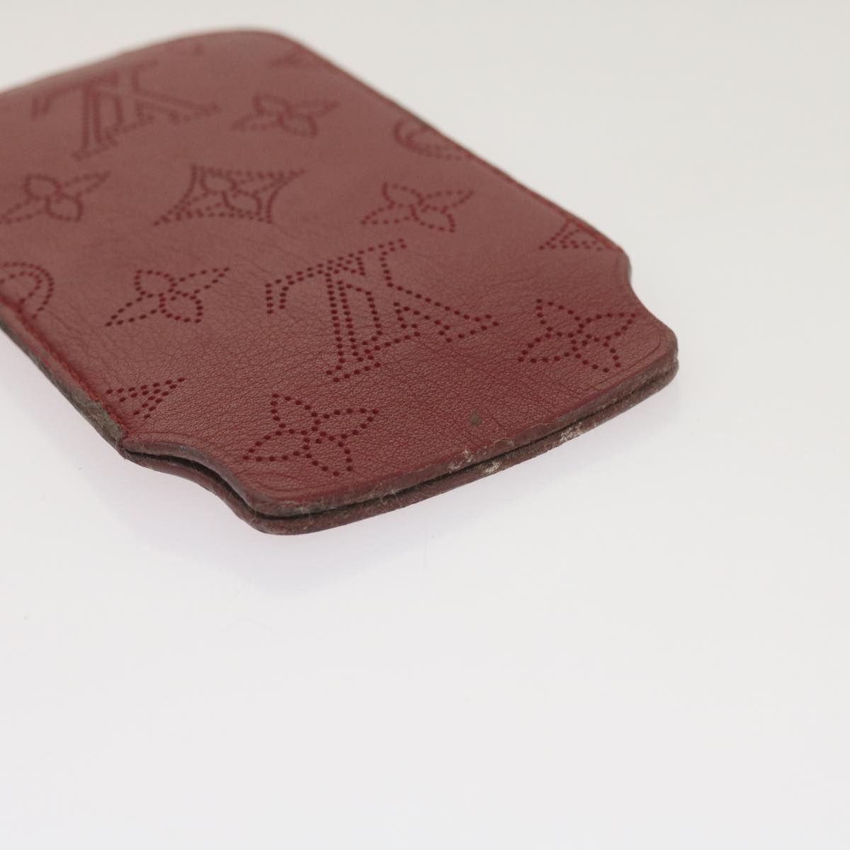 Louis Vuitton Etui Iphone Red Leather Phone Jewelry