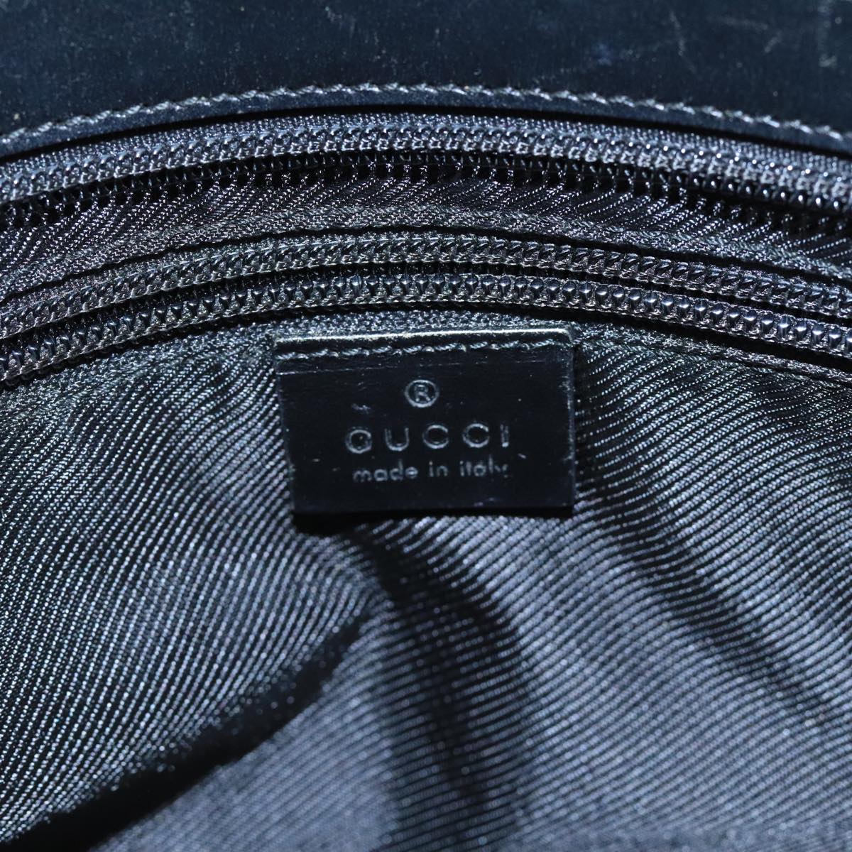 Gucci Black Canvas Tote Bag