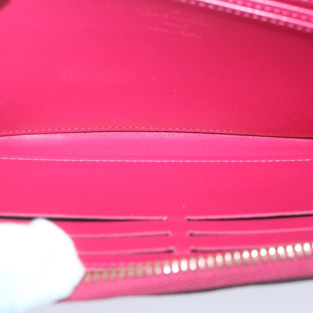 Louis Vuitton Zippy Wallet Pink Patent Leather Wallet