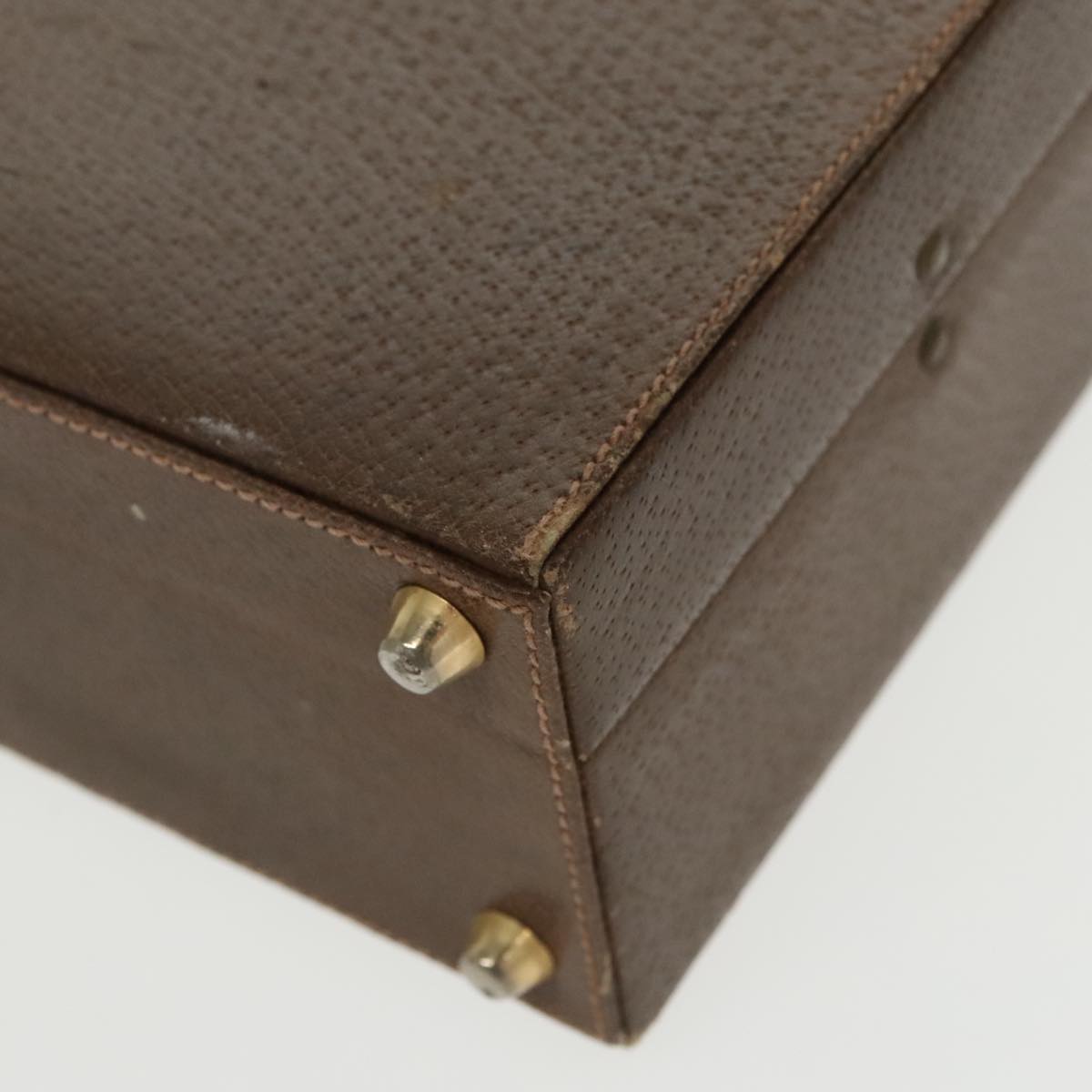 Gucci Brown Leather Travel Bag