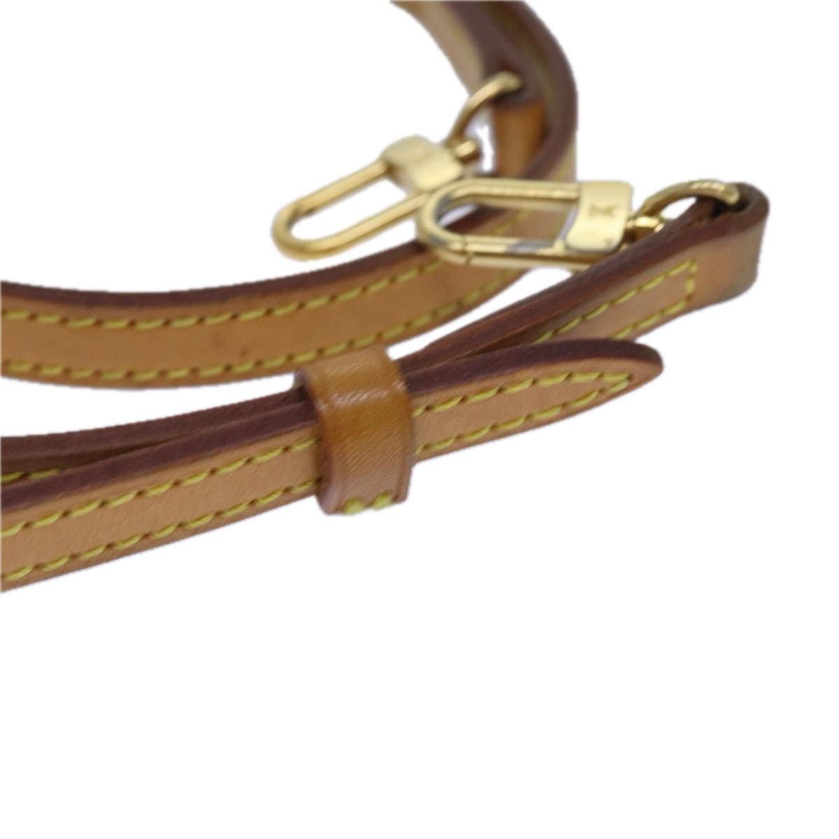 Louis Vuitton Bandoulière De Sac Beige Leather Bag Jewelry