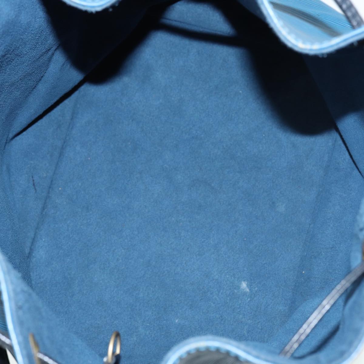 Louis Vuitton Noé Blue Leather Shoulder Bag