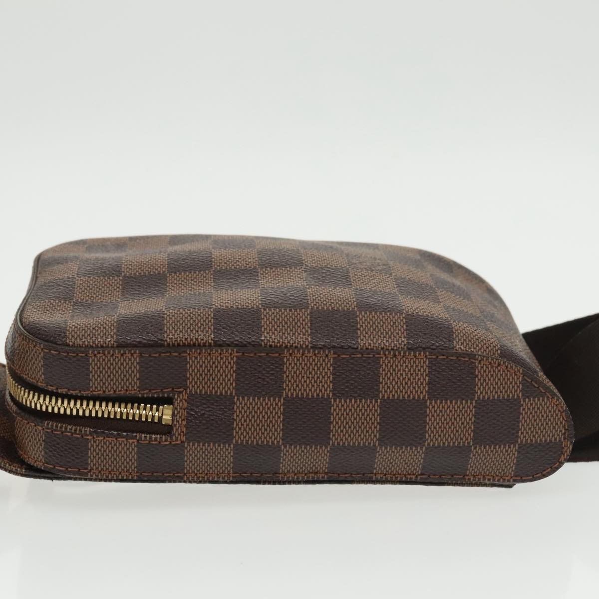 Louis Vuitton Geronimos Brown Canvas Shoulder Bag