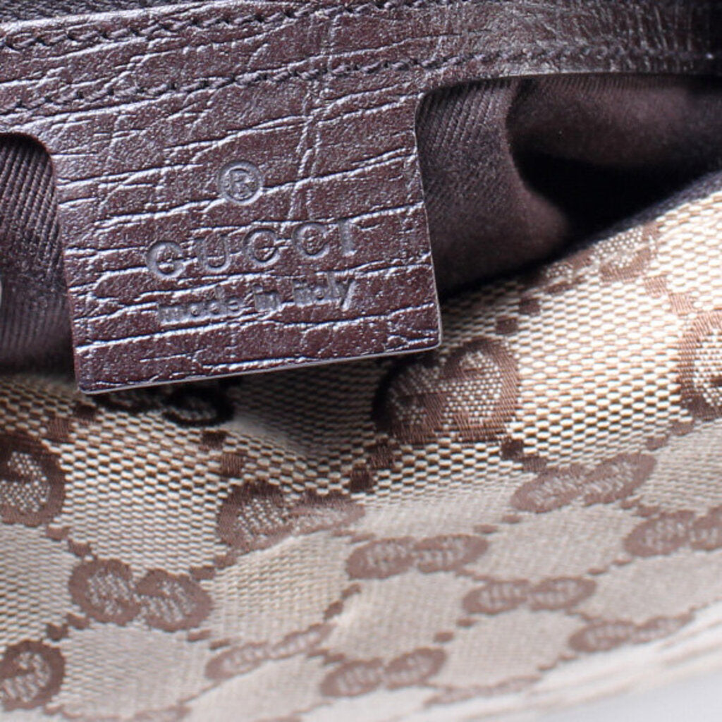 115867 Horsebit GG Canvas Hobo