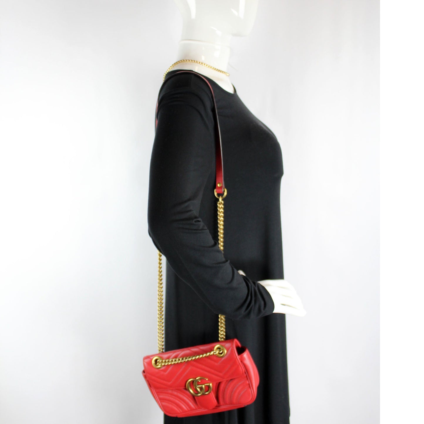 446744 Marmont Shoulder Mini Flap