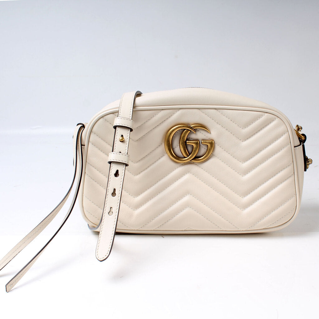 447632 Marmont Small Leather Camera Bag