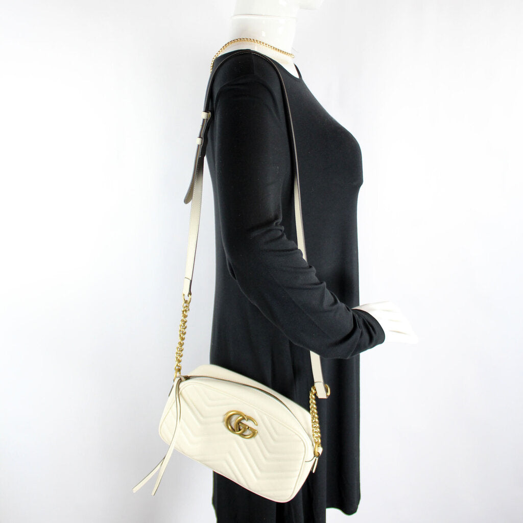 447632 Marmont Small Leather Camera Bag