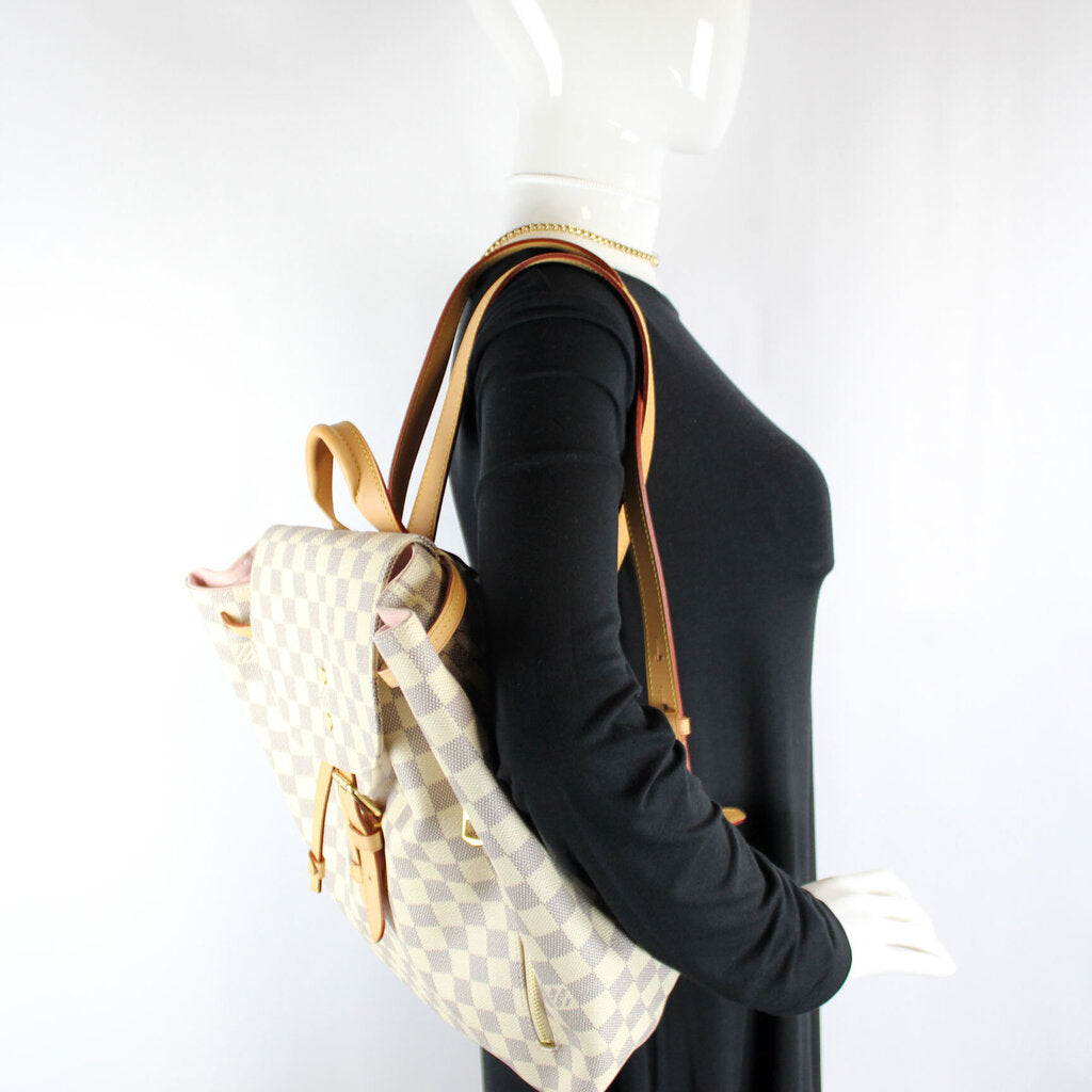 Sperone Backpack Damier Azur
