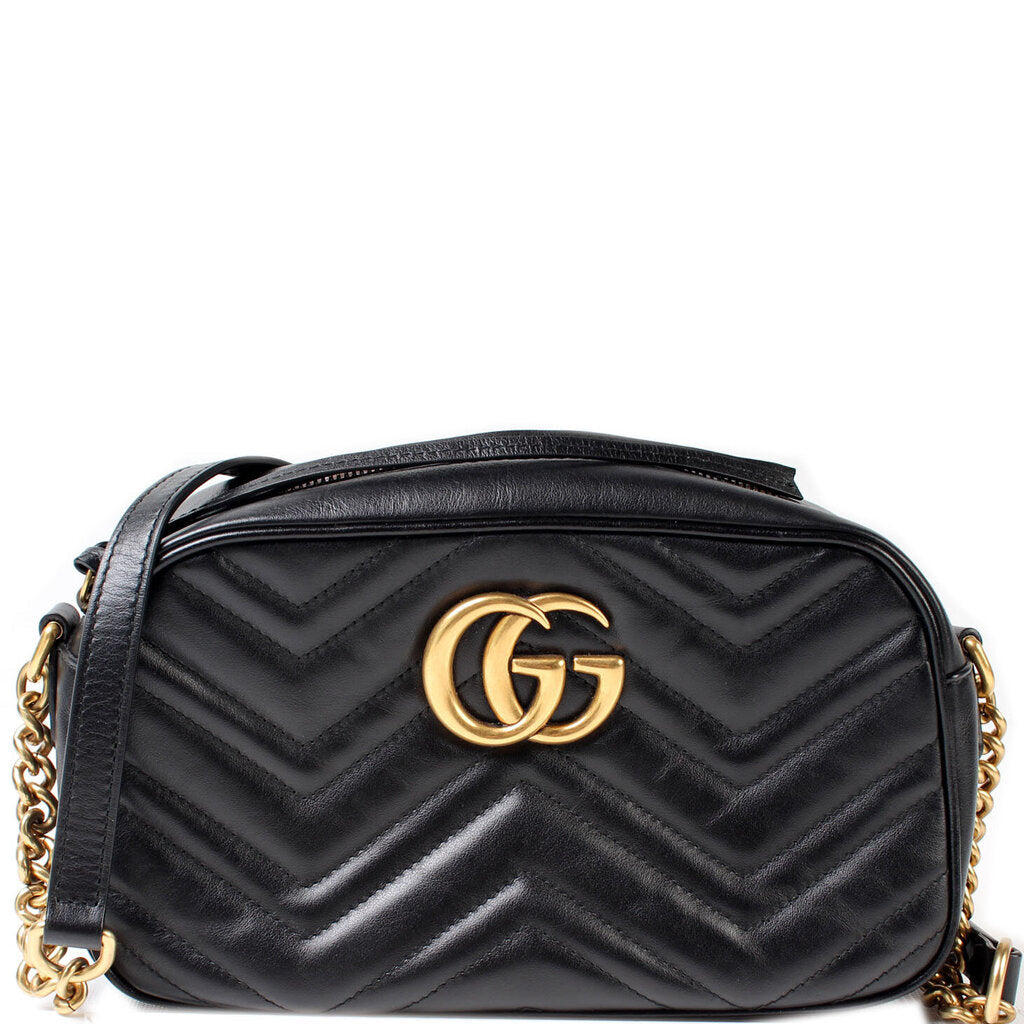 447632 Marmont Small Leather Camera Bag