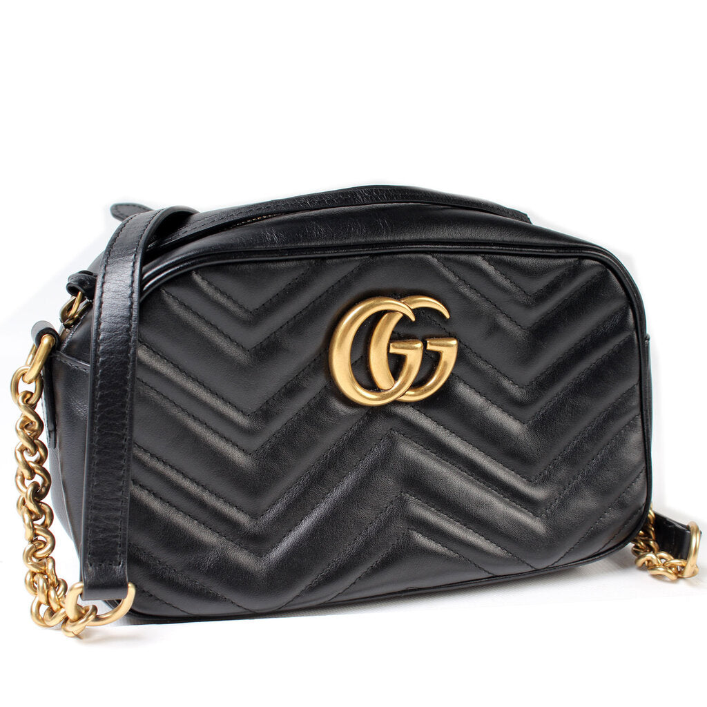 447632 Marmont Small Leather Camera Bag