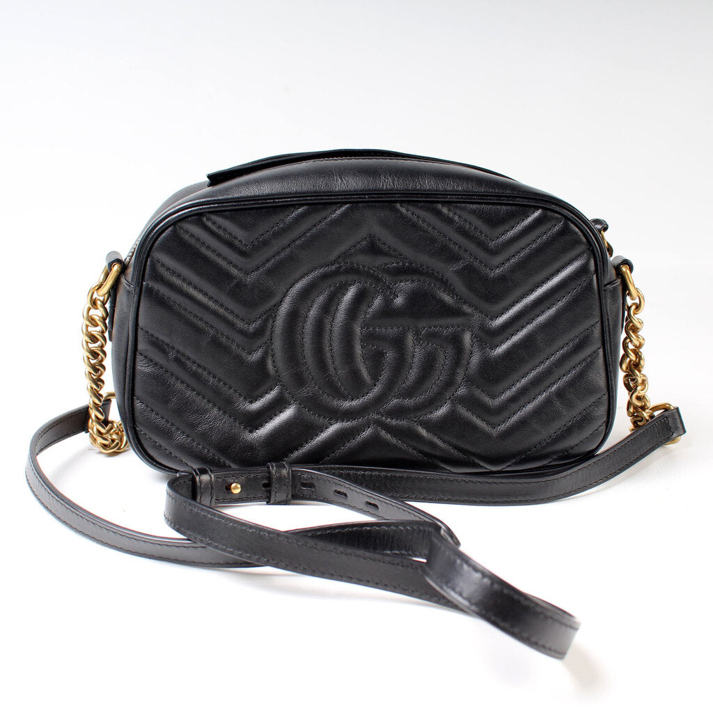 447632 Marmont Small Leather Camera Bag