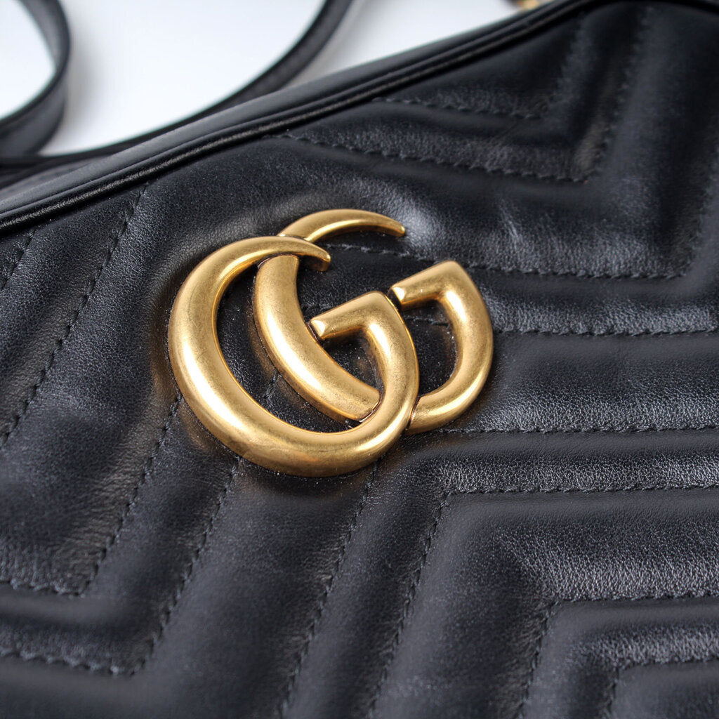 447632 Marmont Small Leather Camera Bag