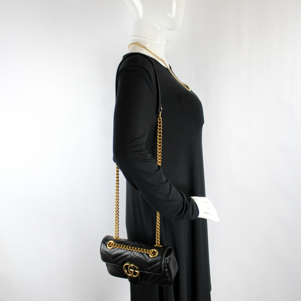 446744 Marmont Shoulder Mini Flap