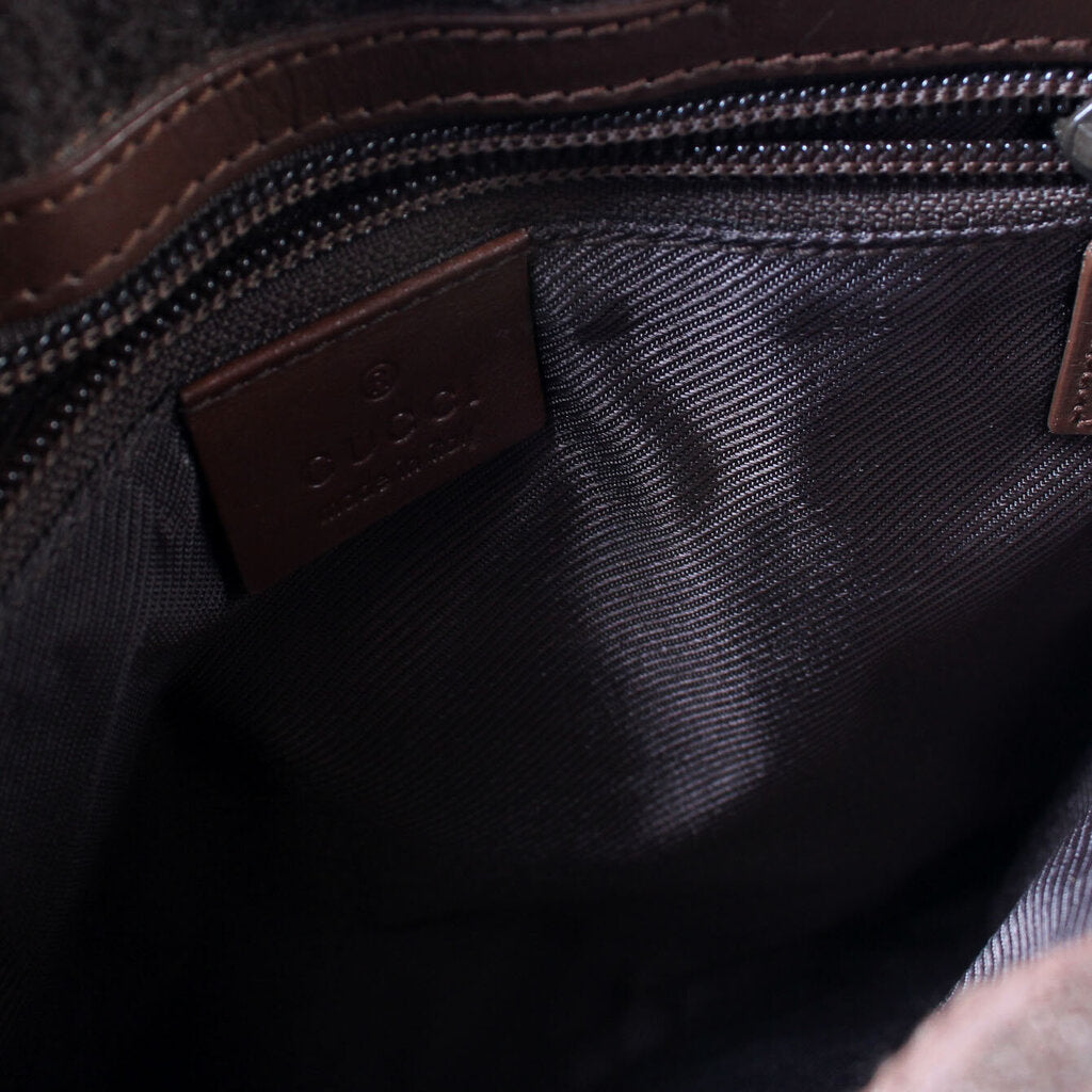 019-0348 GG Canvas Flat Crossbody