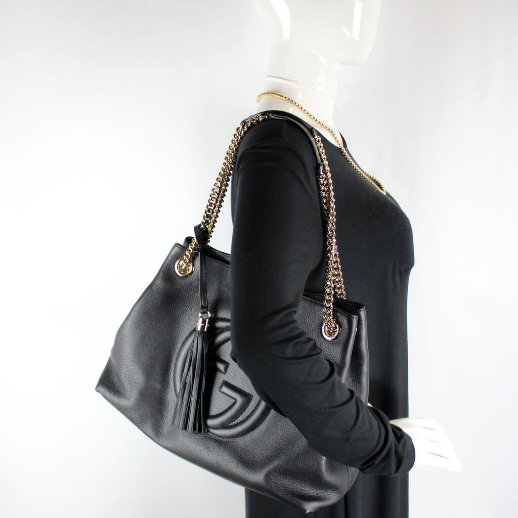 308982 Soho Leather Shoulder Med
