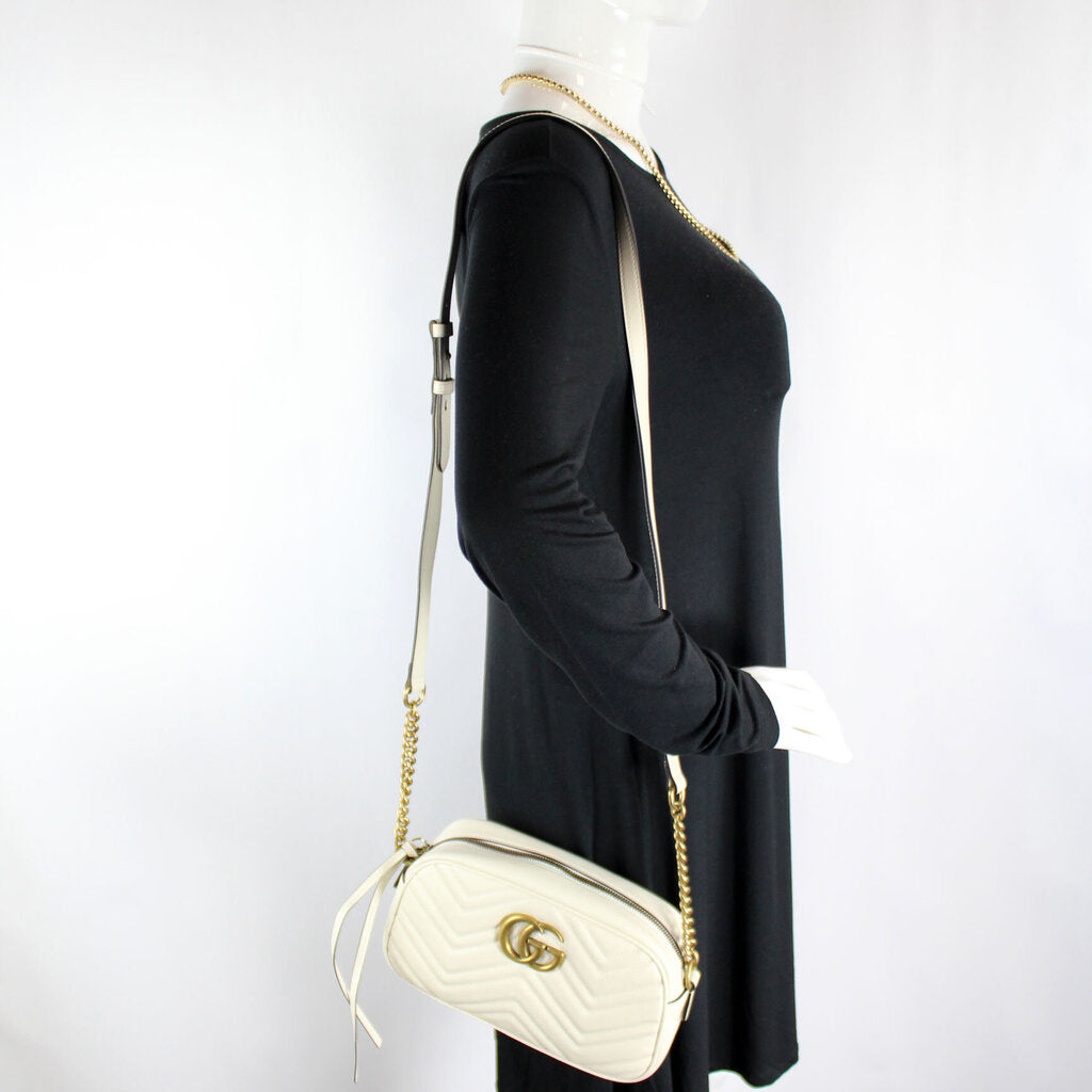 447632 Marmont Small Leather Camera Bag