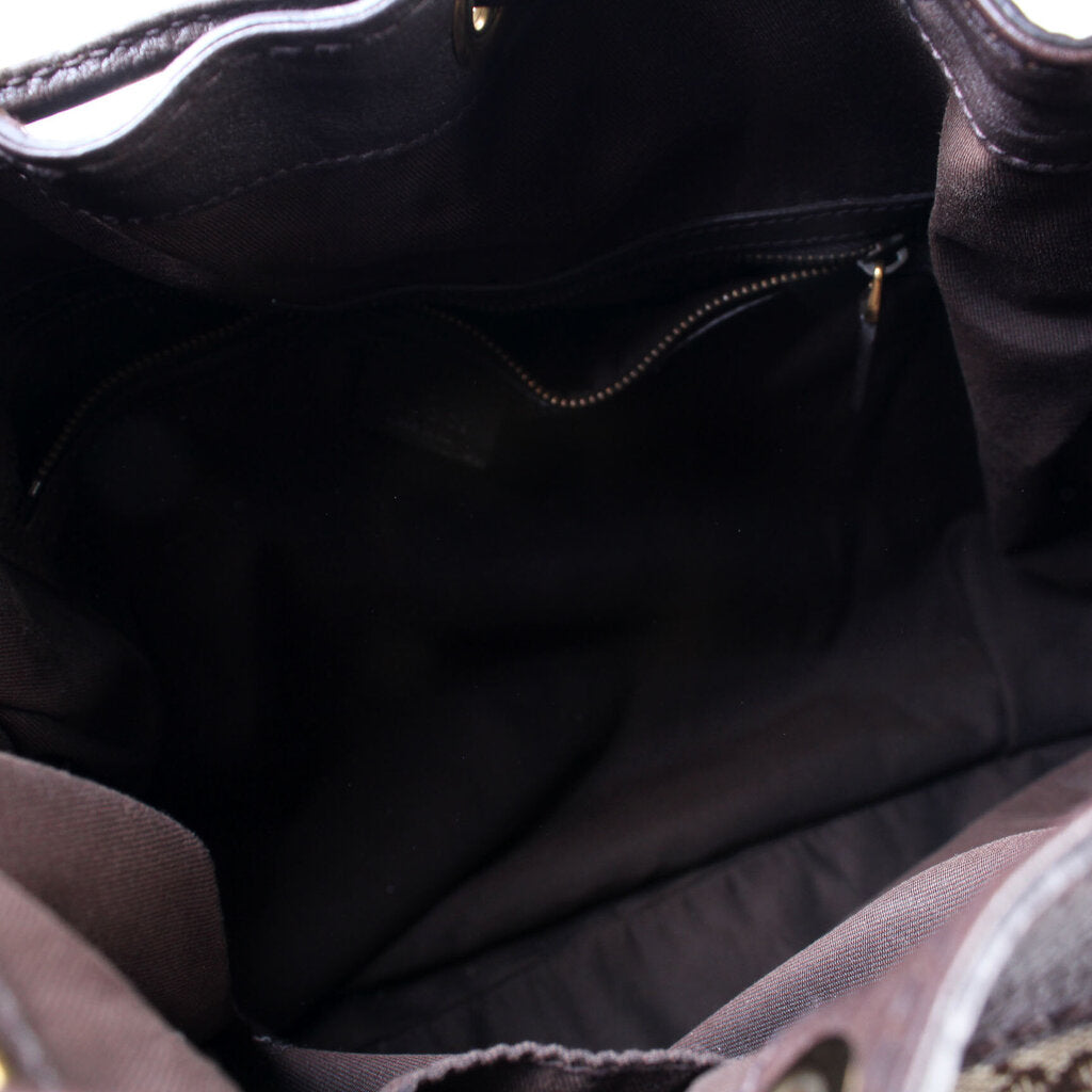 223951 Drawstring Canvas Hobo