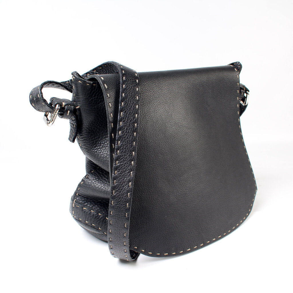 Leather Stitch Crossbody