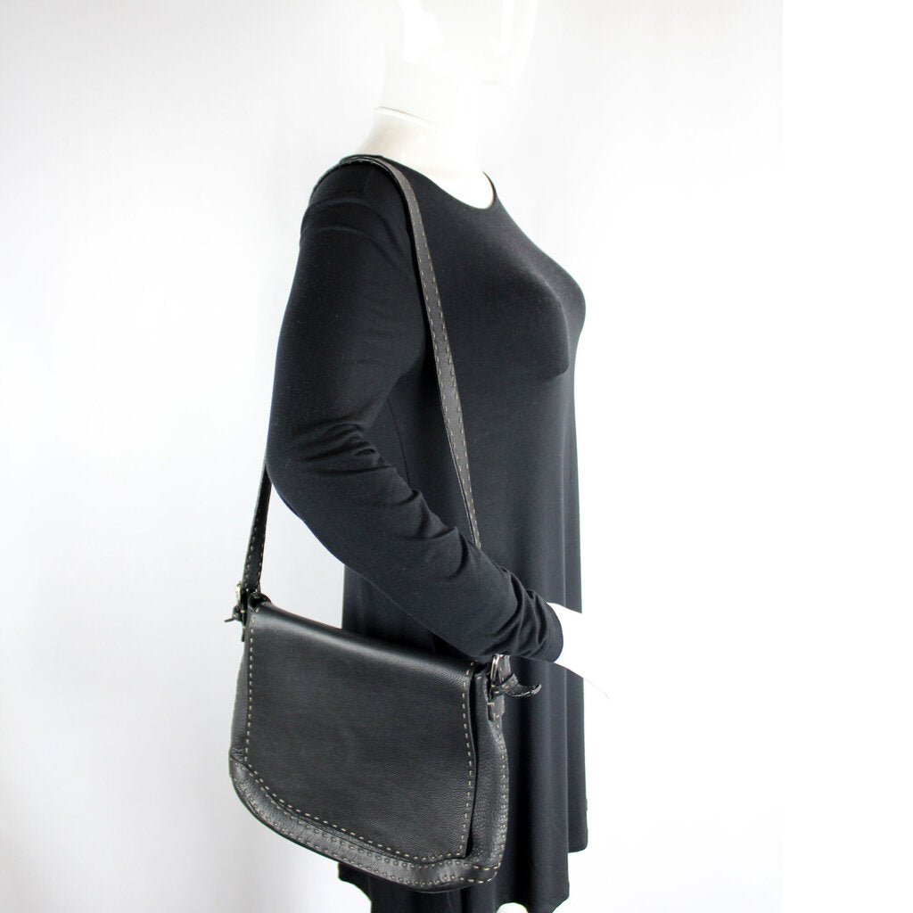 Leather Stitch Crossbody