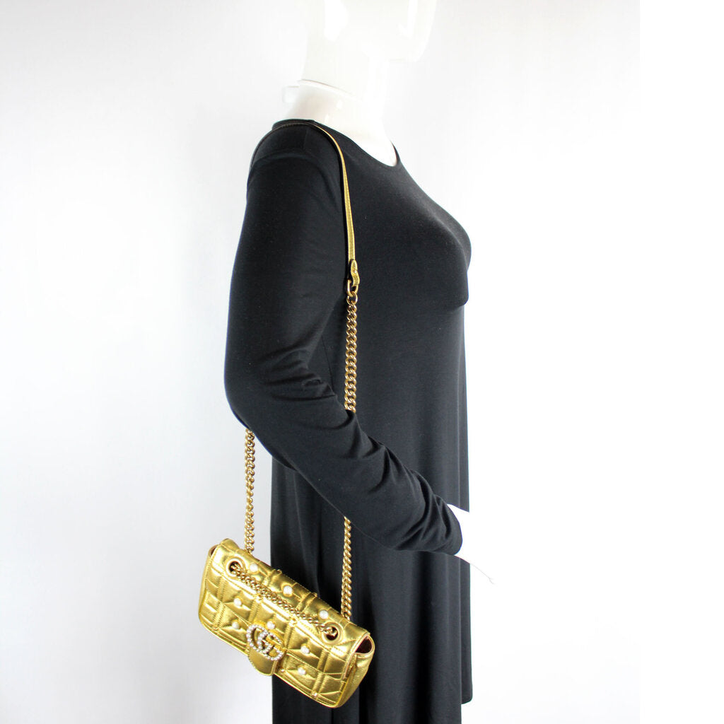 446744 Marmont Shoulder Mini Flap