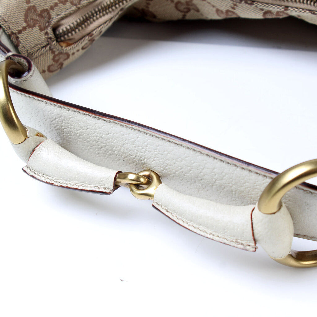 115867 Horsebit Canvas Hobo