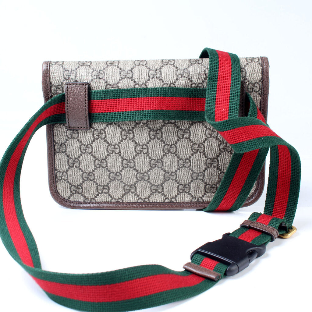 493930 GG Supreme Neo Web Belt
