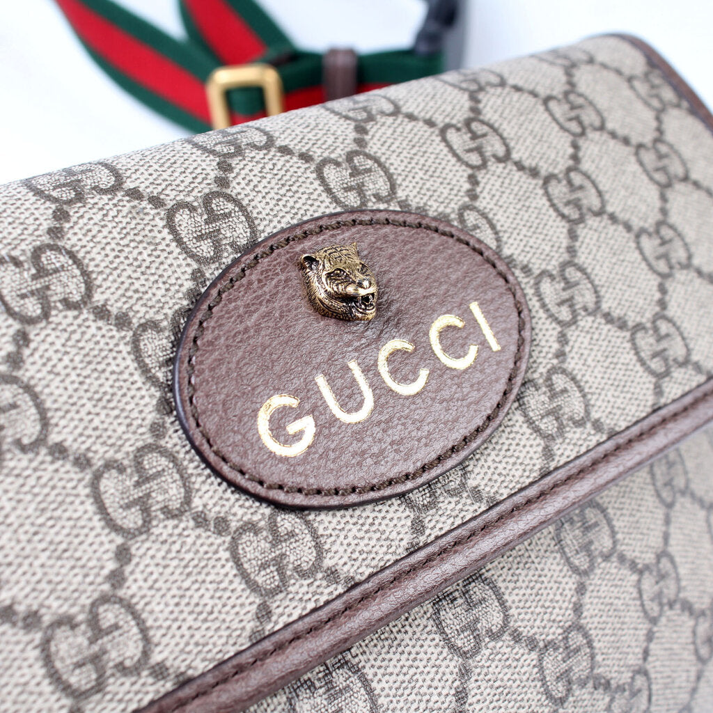 493930 GG Supreme Neo Web Belt