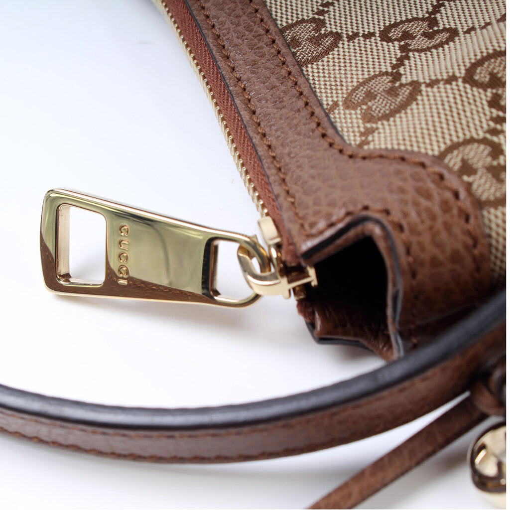 449244 GG Canvas Bree Hobo
