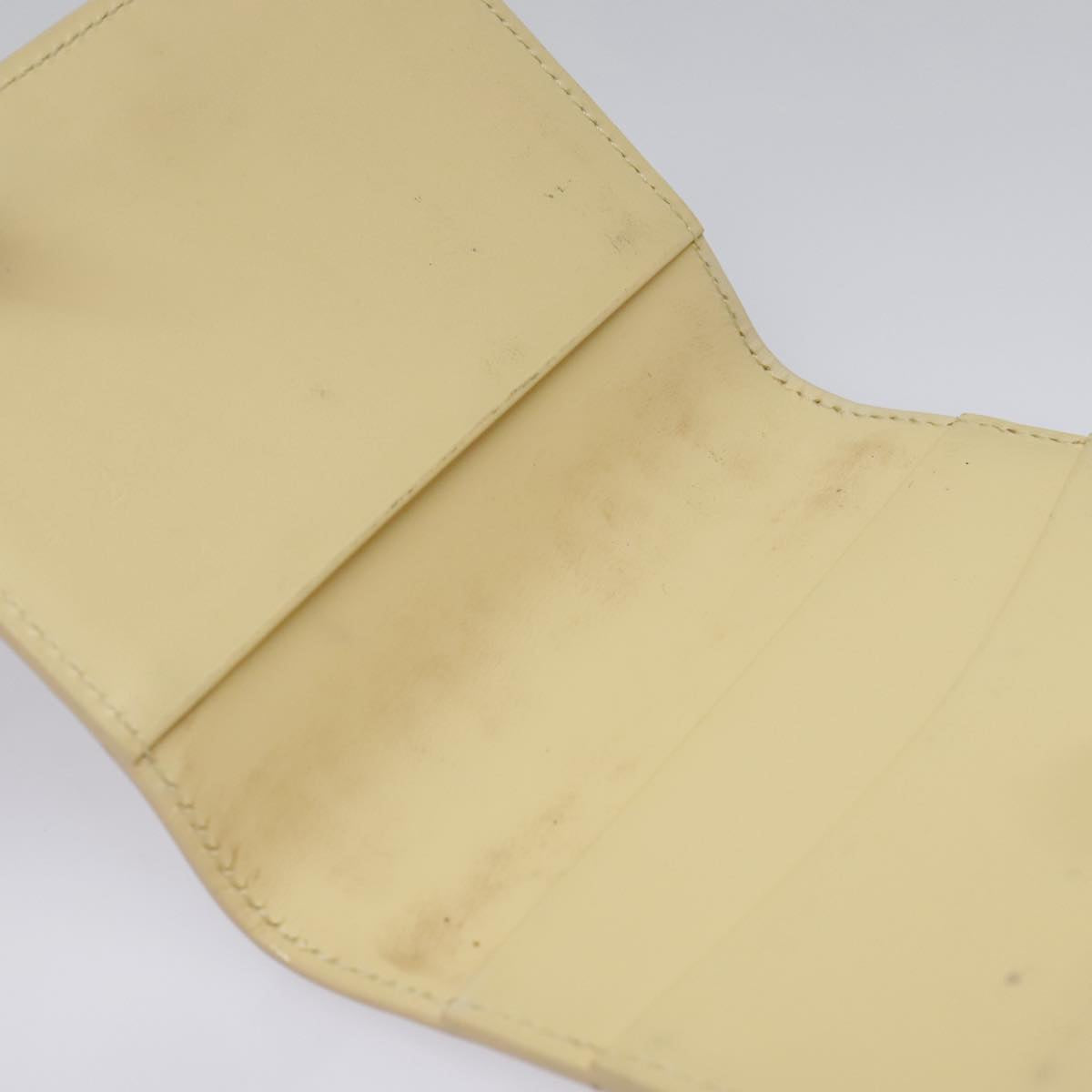 Louis Vuitton Agenda Cover Beige Leather Wallet